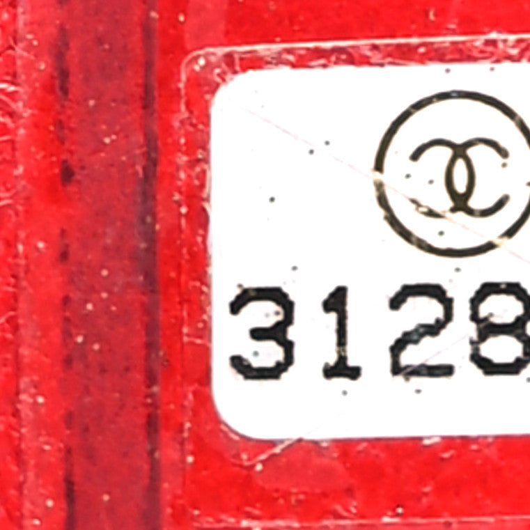 Goatskin Quilted Medium Chanel 19 Flap Red