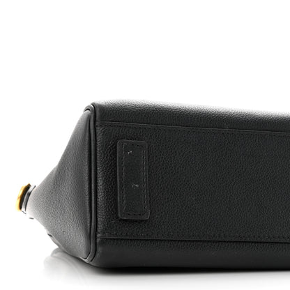 Versace Grained Calfskin Small La Medusa Top Handle Bag Black 8 of 10