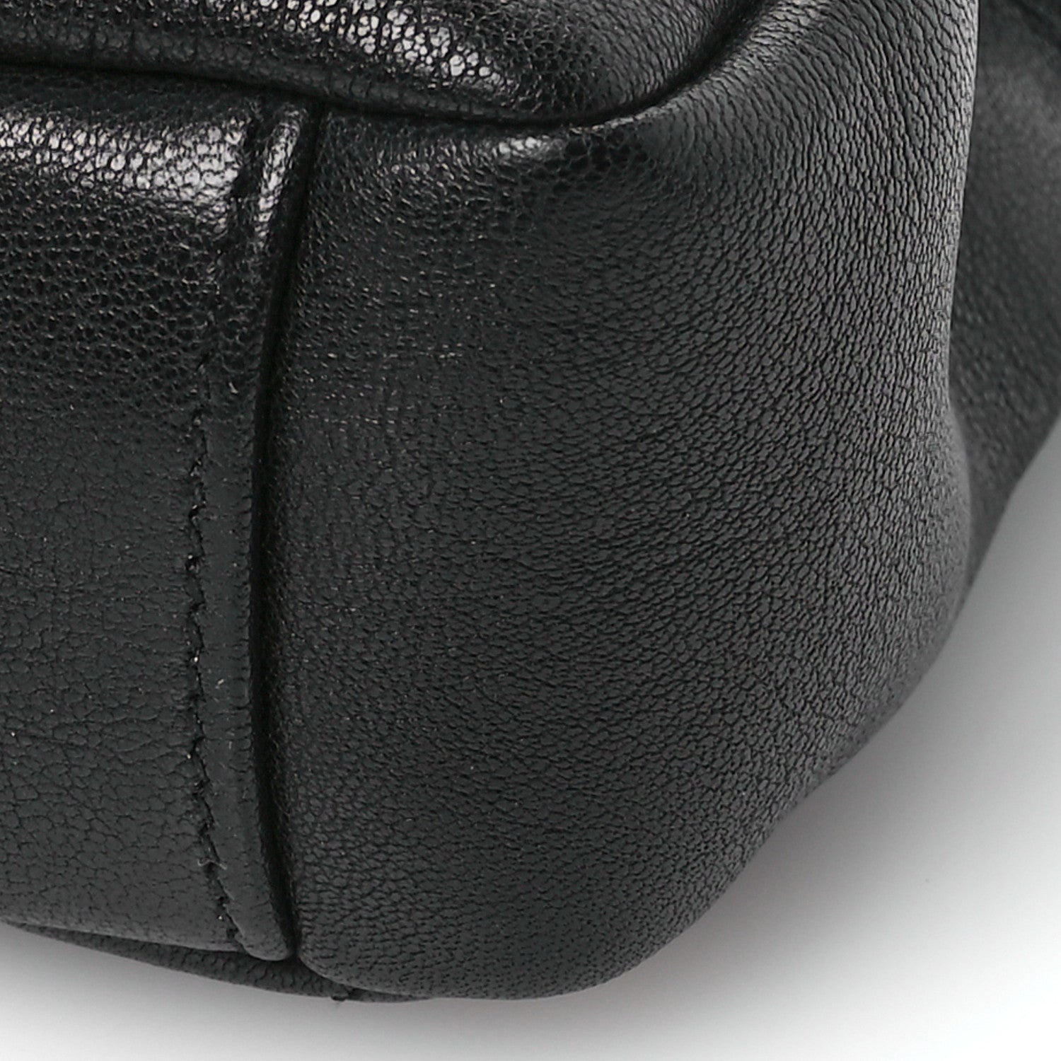 Saint Laurent Sheepskin Matelasse Chevron Monogram Medium College Bag Black 11 of 11