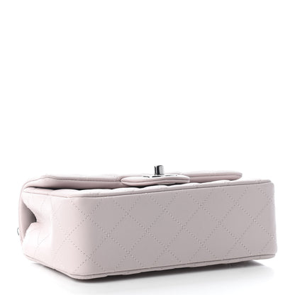 Chanel Lambskin Quilted Mini Rectangular Flap Light Purple 3 of 8