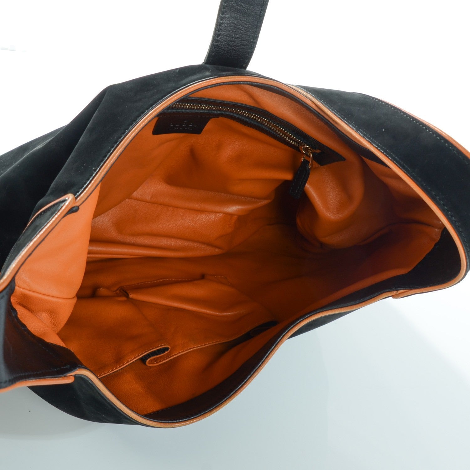 Gucci Nubuck Medium New Jackie Shoulder Bag Black 14 of 15