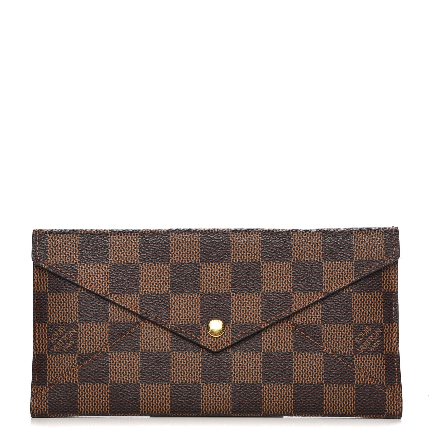 Louis Vuitton Damier Ebene Long Origami Wallet 1 of 7