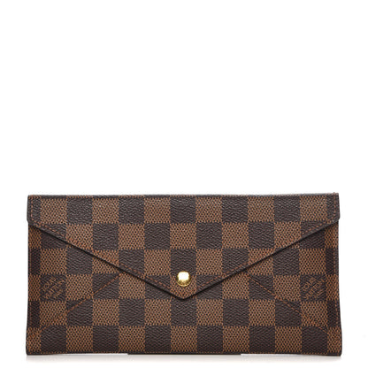 Louis Vuitton Damier Ebene Long Origami Wallet 1 of 7