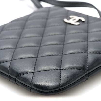Chanel Lambskin Quilted Uniform Crossbody Bag Black 11 of 11