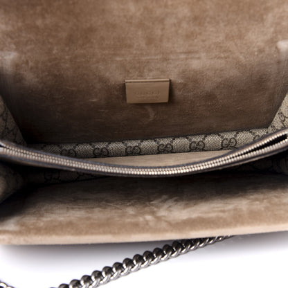 Gucci GG Supreme Monogram Small Dionysus Shoulder Bag Taupe 4 of 8