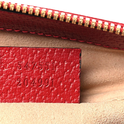 Gucci GG Supreme Monogram Flora Web Small Ophidia Tote Bag Red 7 of 9