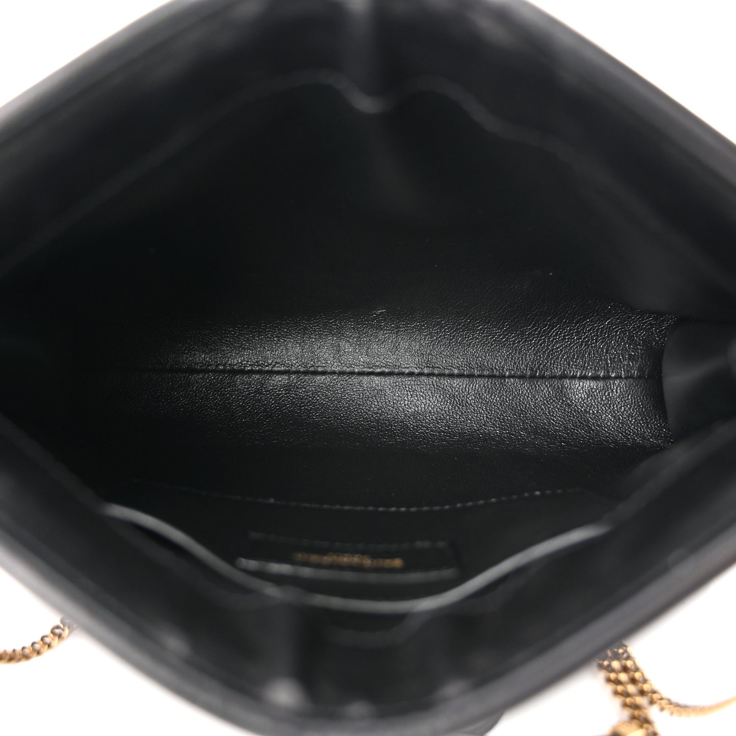 Suede Woven Baby Victoire Chain Clutch Bag Black