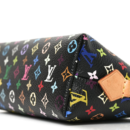 Louis Vuitton Monogram Multicolor Cosmetic Pouch Black Grenade 6 of 8