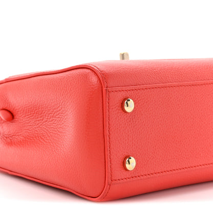 Chanel Grained Calfskin Mini Neo Executive Shopper Tote Red 11 of 15