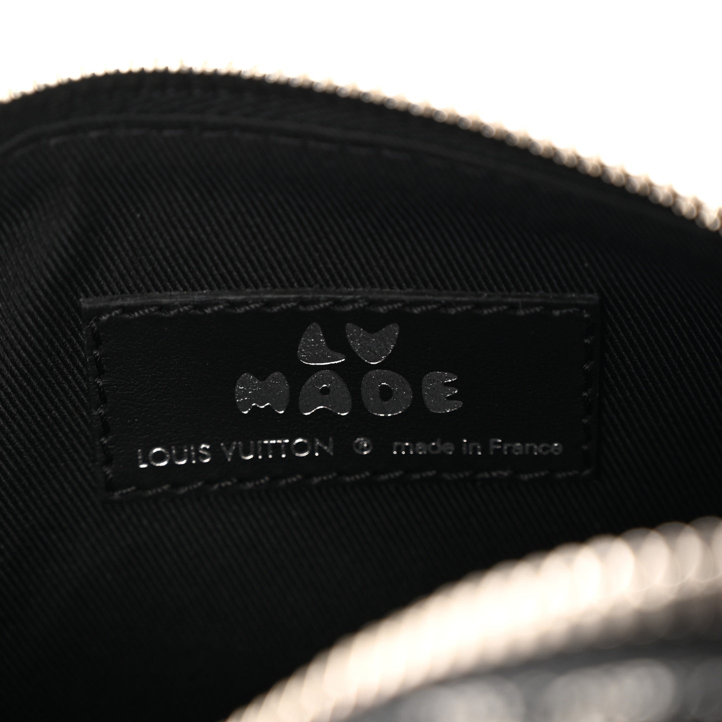X NIGO Taurillon Monogram Denim Drip Keepall XS Black