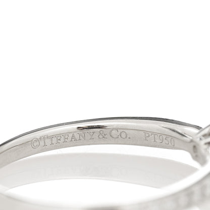 Tiffany Platinum Diamond .18ct Harmony Engagement Ring 51 5.75 5 of 7
