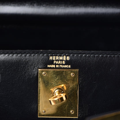 Hermes Box Kelly Sellier 28 Black 19 of 44