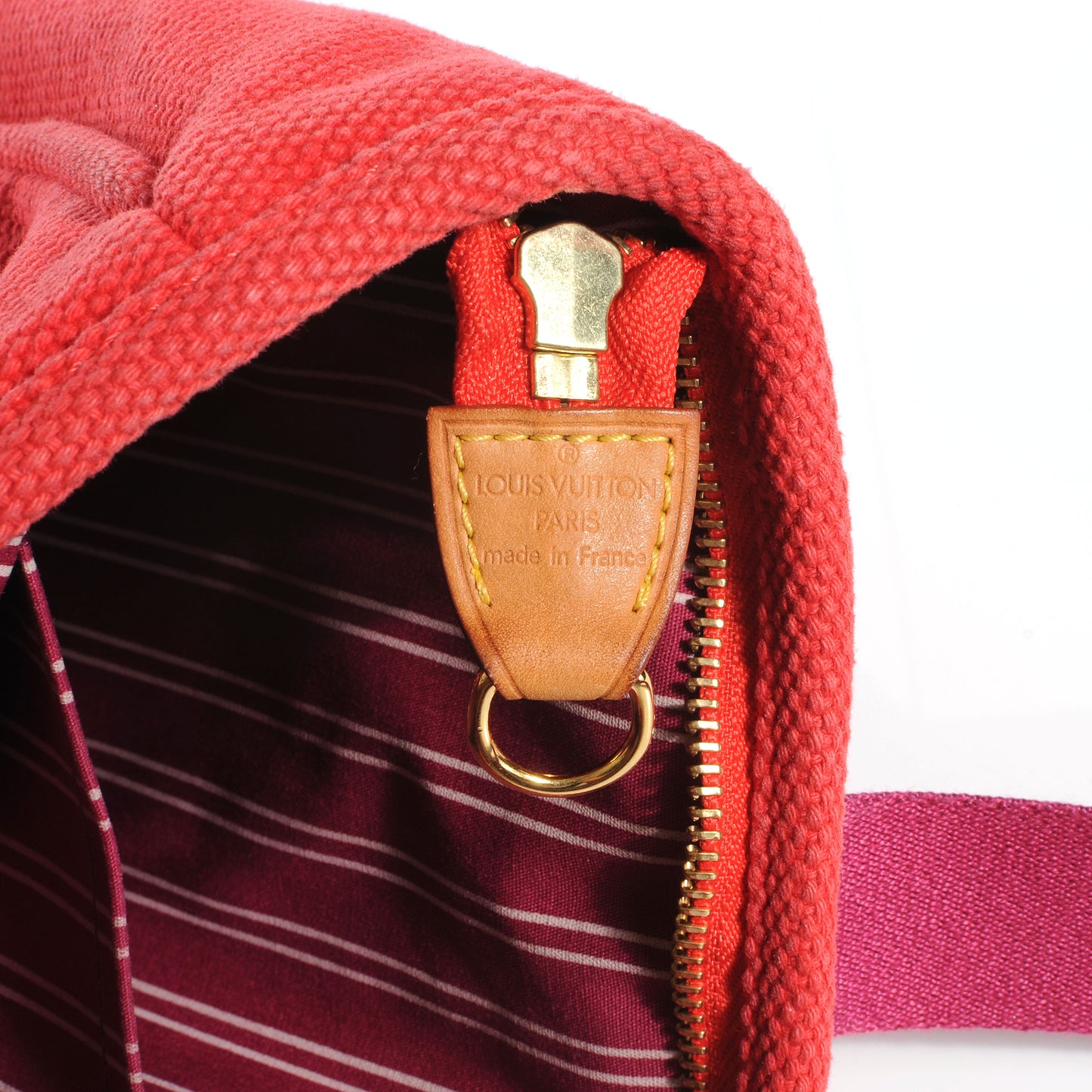 Toile Antigua Cabas MM Red Pink