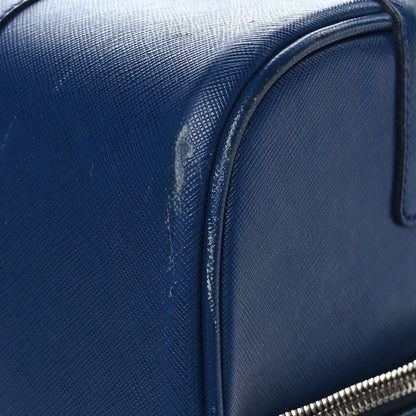 Prada Saffiano Travel Trolley Luggage Bluette 9 of 12
