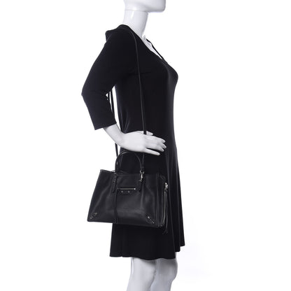 Balenciaga Veau Papier A6 Zip Around Tote Black 2 of 10