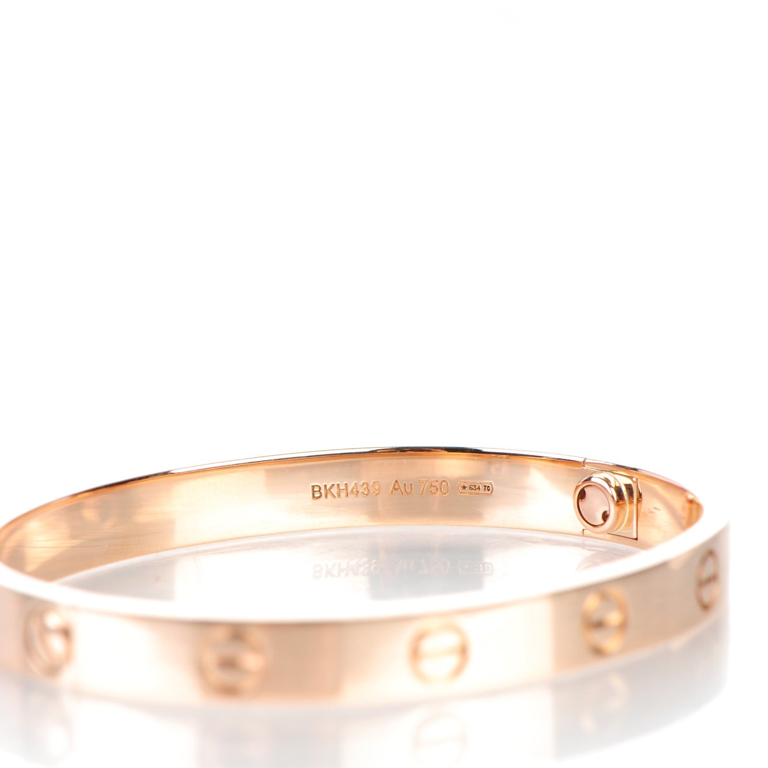 Cartier 18K Pink Gold LOVE Bracelet 16 5 of 6