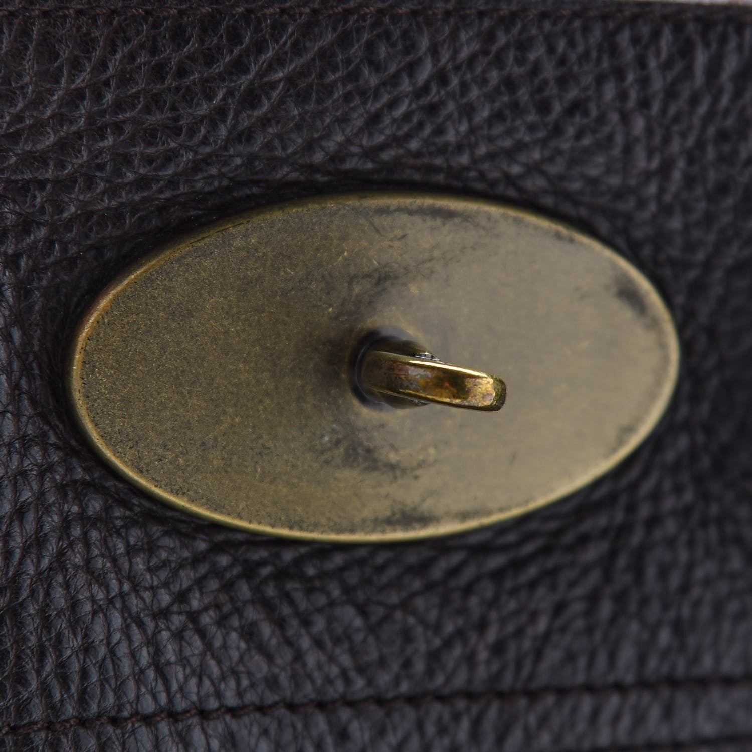Mulberry Classic Grain Calfskin Bayswater Chocolate 14 of 16