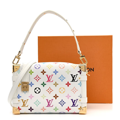 Louis Vuitton LV x TM Cowhide Monogram Multicolor Side Trunk MM White 10 of 10