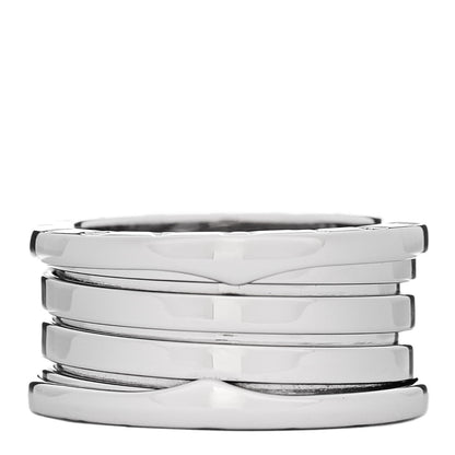 Bulgari 18K White Gold B.Zero1 Three-Band Ring 56 7.5 1 of 5