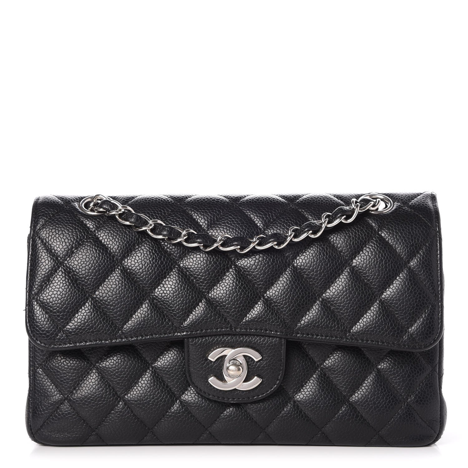 Chanel Caviar Quilted Small Double Flap Black 1 of 8