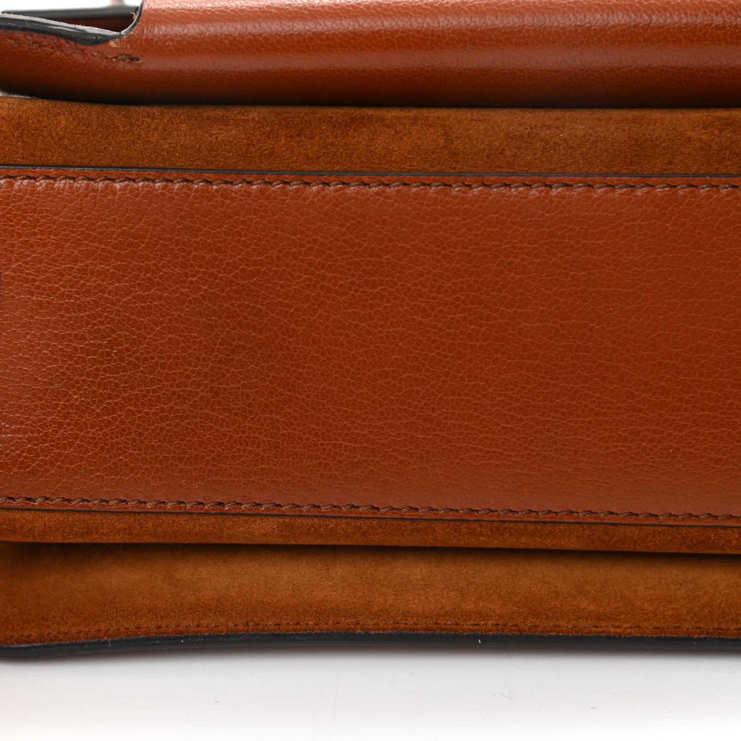 Givenchy Goatskin Suede Small GV3 Shoulder Bag Amber Mastic 14 of 20
