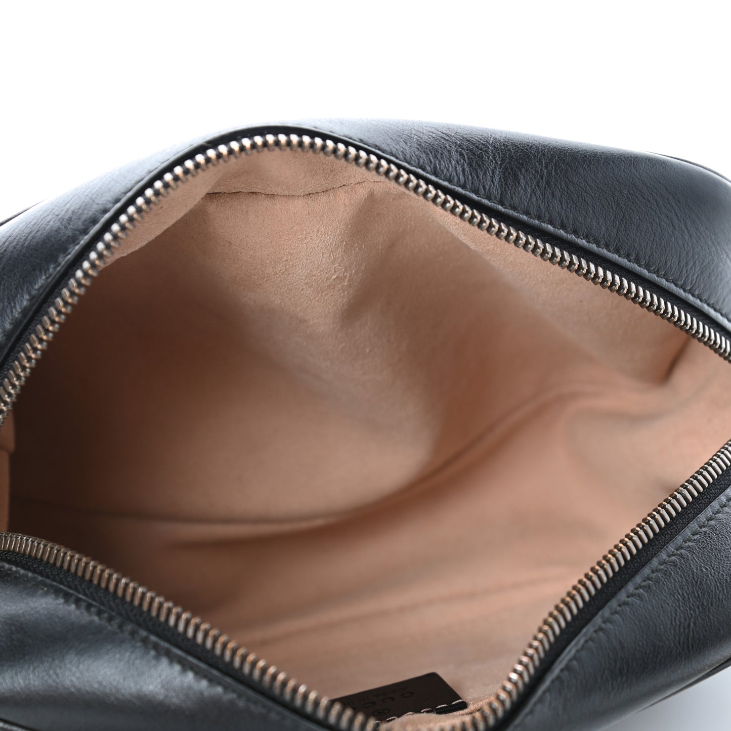 Calfskin Matelasse Small GG Marmont Chain Shoulder Bag Black