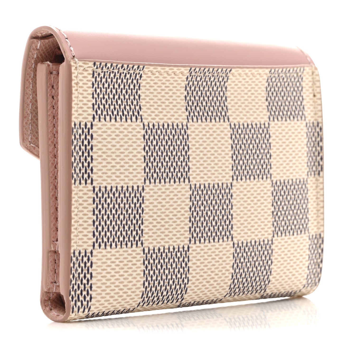 Damier Azur Zoe Wallet Rose Ballerine