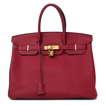 Hermes Togo Birkin 35 Rouge Grenat 1 of 20