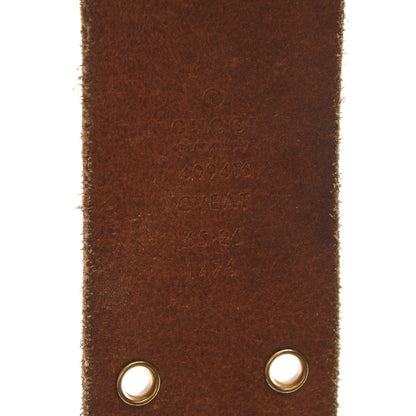 Gucci Faded Calfskin Grommet Double G 40mm Belt 65 26 Cuir 5 of 5