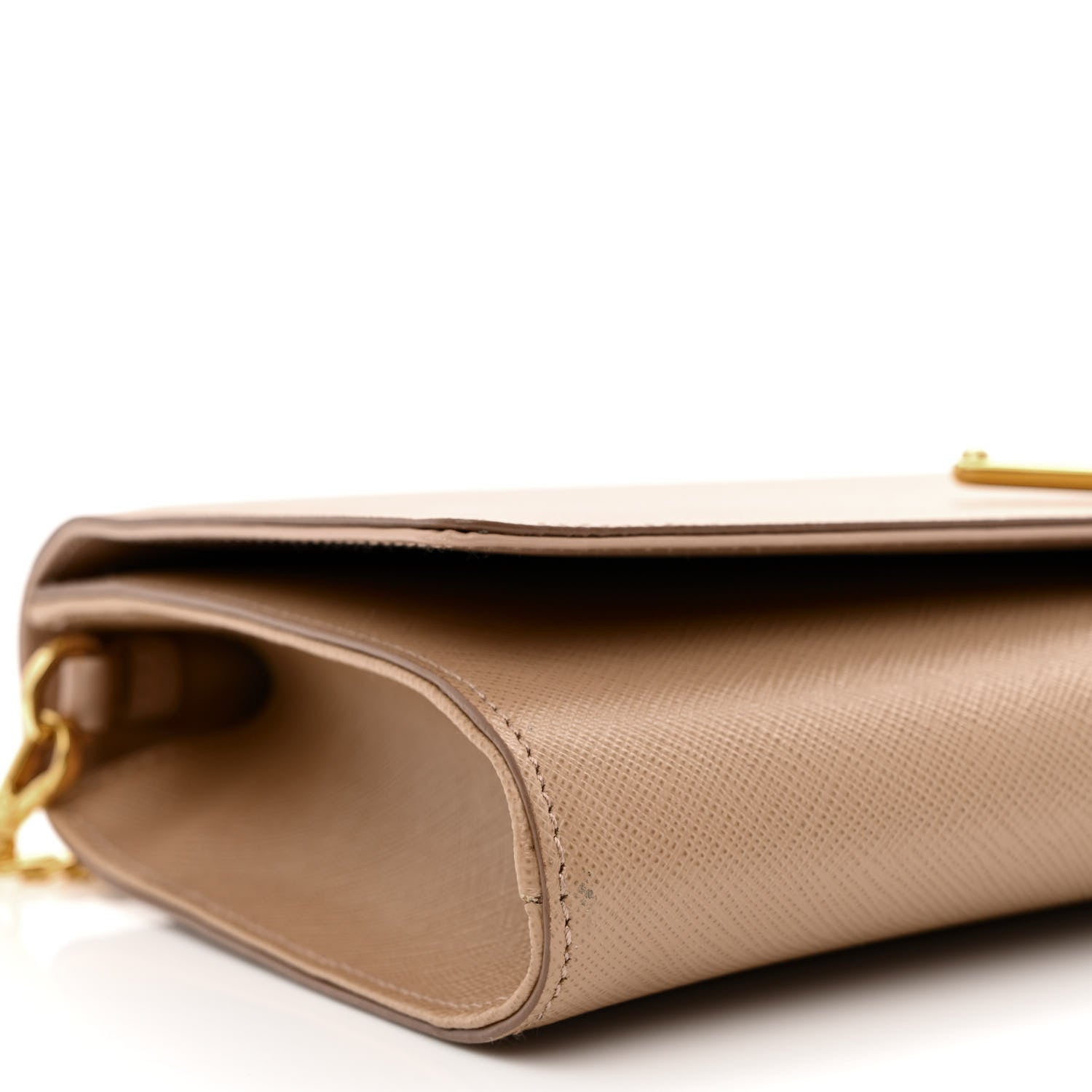 Prada Saffiano Lux Chain Wallet Cammeo 8 of 9