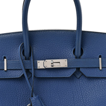 Hermes Togo Birkin 35 Bleu Thalassa 8 of 19