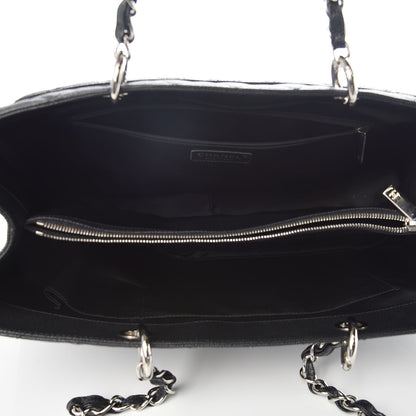Chanel Caviar Quilted XL Grand Shopping Tote GST Black 5 of 14