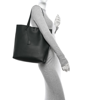 Saint Laurent Calfskin North-South Shopping Tote Green 2 of 12