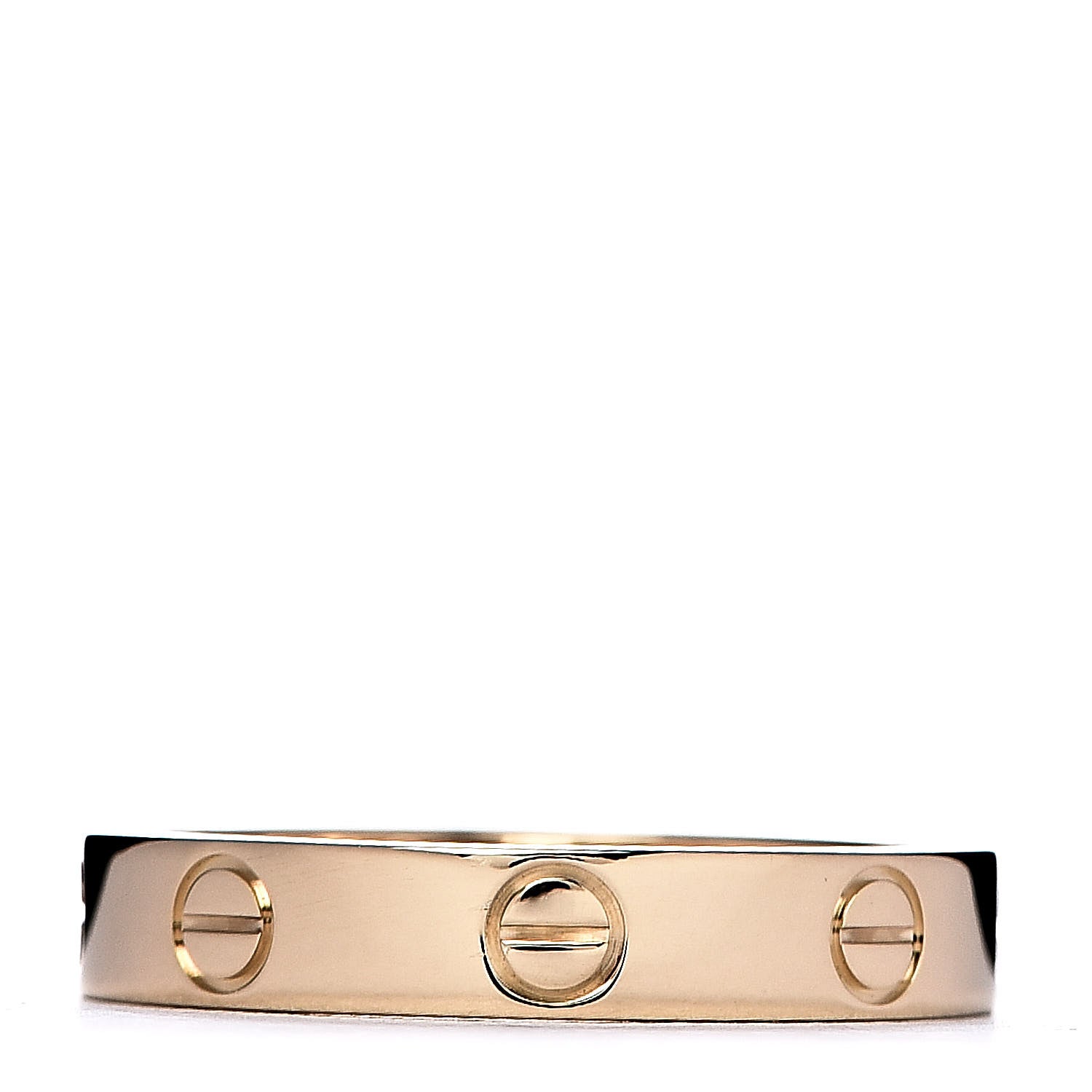 Cartier 18K Yellow Gold 3.5mm LOVE Wedding Band Ring 54 6.75 1 of 4