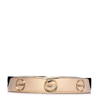 Cartier 18K Yellow Gold 3.5mm LOVE Wedding Band Ring 54 6.75 1 of 4