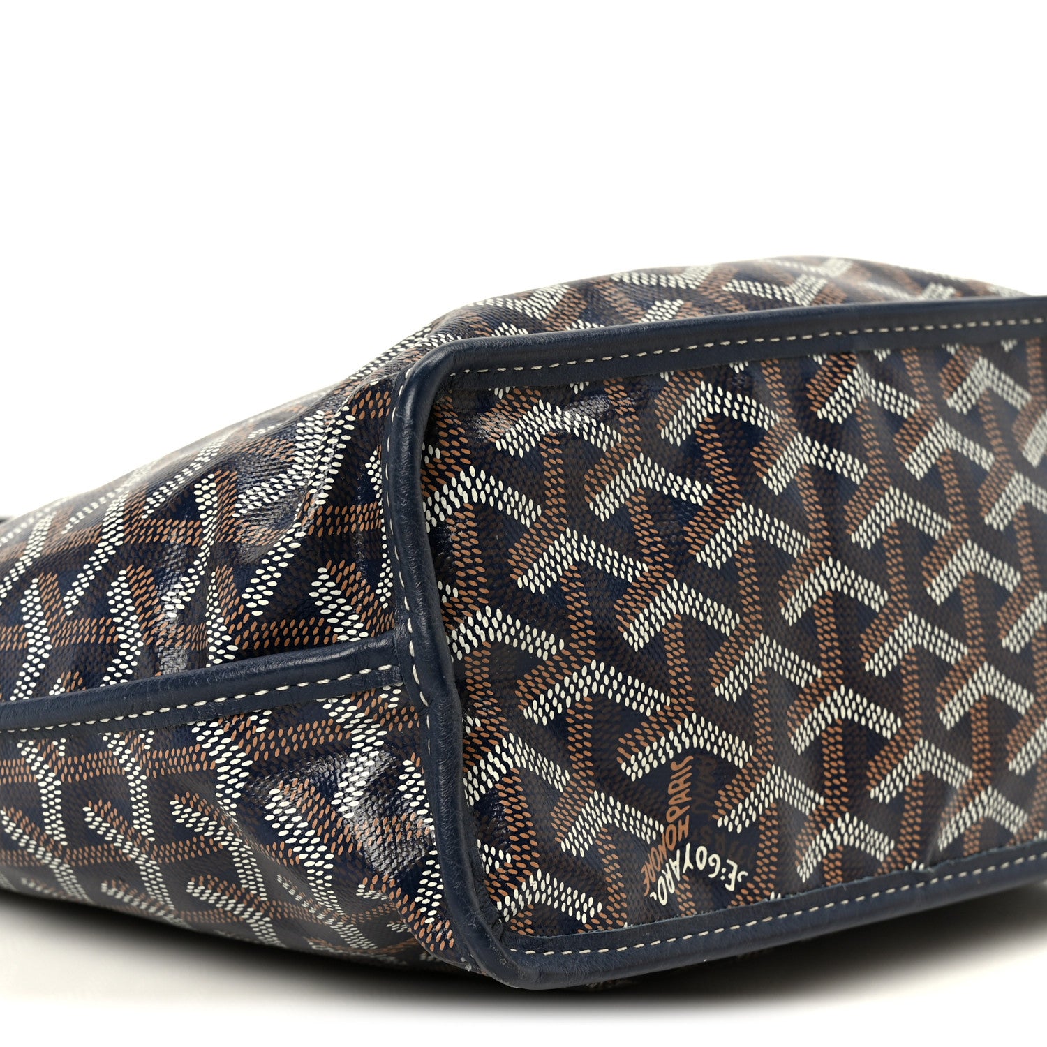 Goyard Goyardine Reversible Mini Anjou Navy 16 of 19