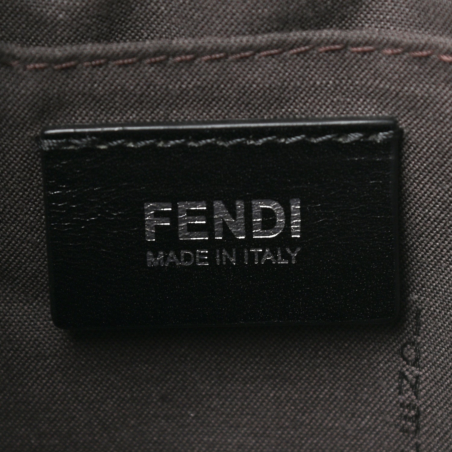 Fendi Zucca Spalmati Messenger Bag Black 5 of 7