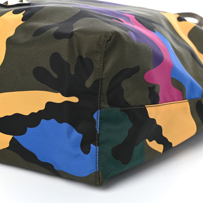 Valentino Garavani Canvas Camouflage Rockstud Reversible Tote Multicolor 9 of 9