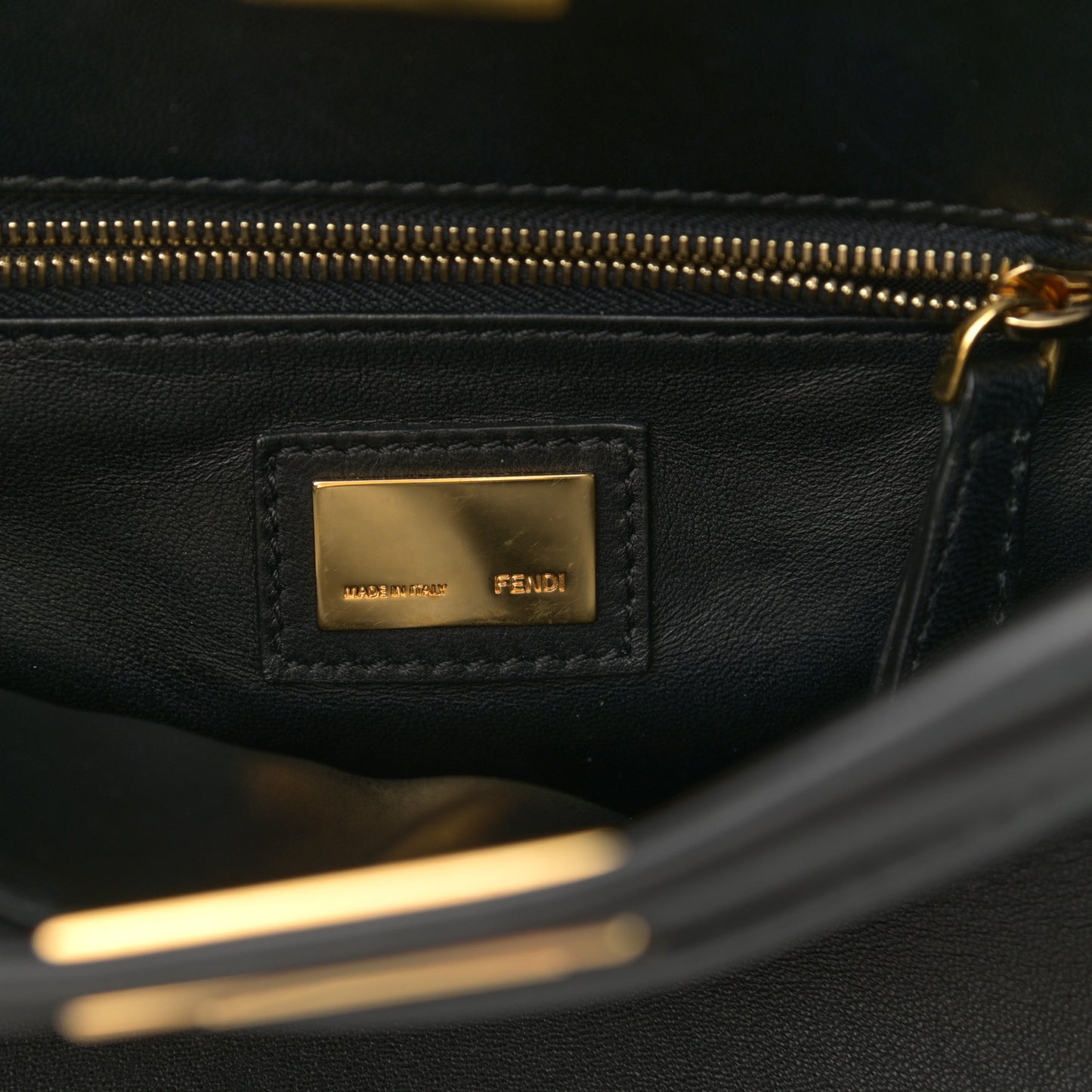 Nappa Mini Peekaboo Iconic Satchel Black