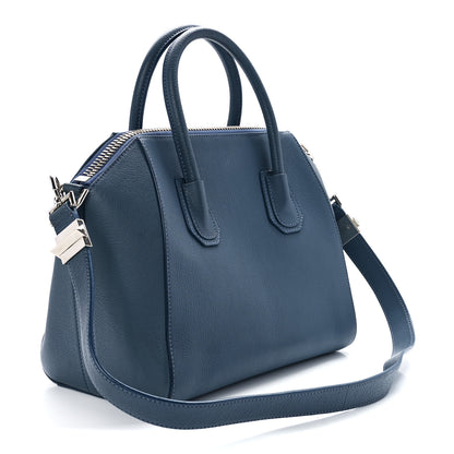 Givenchy Sugar Goatskin Small Antigona Peacock Blue 2 of 10