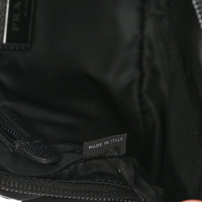 Prada Tessuto Nylon Saffiano Belt Bag Black 7 of 13