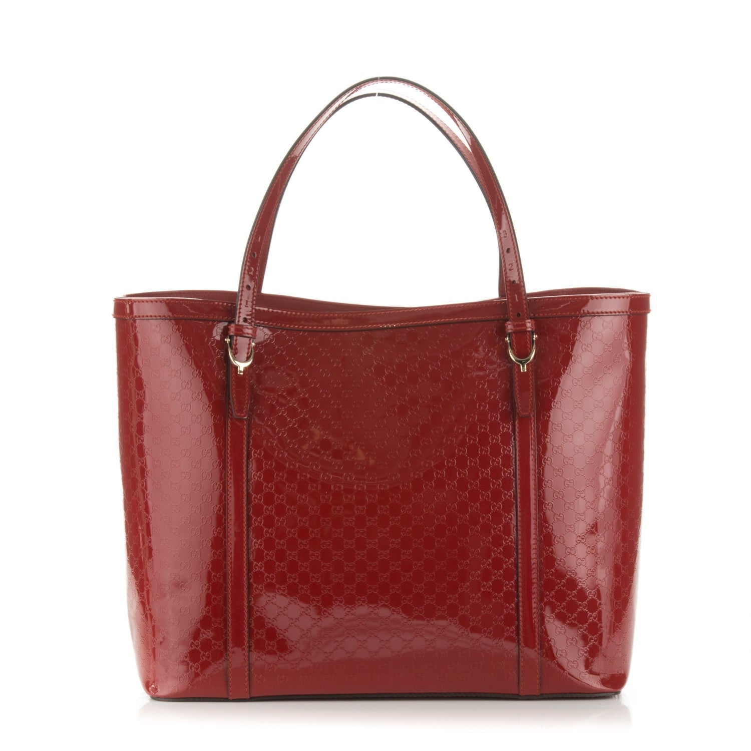 Gucci Patent Microguccissima Medium Nice Tote Rose Bed 1 of 7