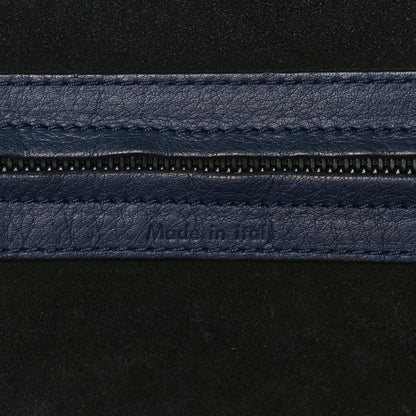 Celine Grained Calfskin Medium Phantom Luggage Indigo 5 of 18