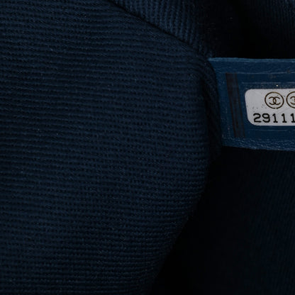 Chanel Denim Quilted Medium Denim Trip Single Flap Blue 7 of 9