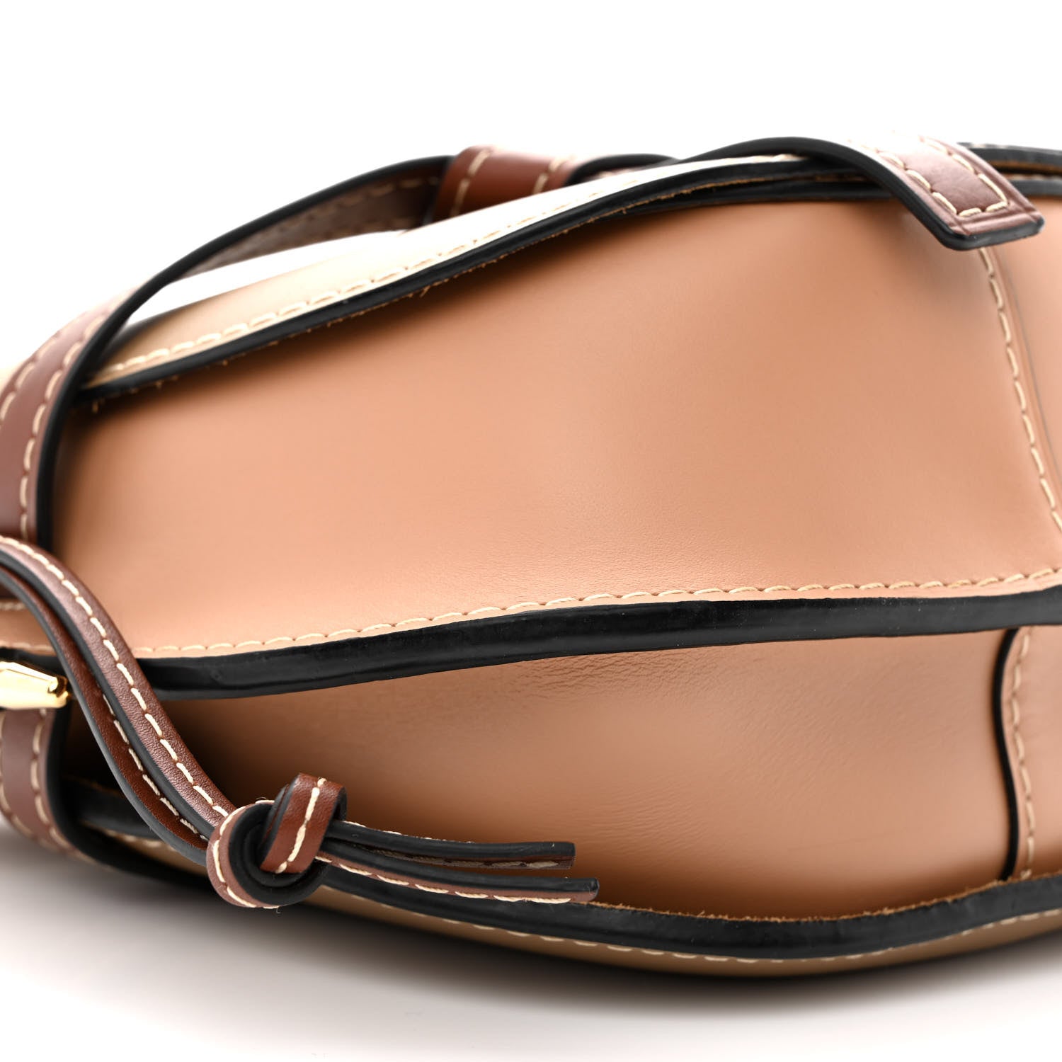 Loewe Calfskin Small Gate Crossbody Bag Mocca Powder 9 of 10