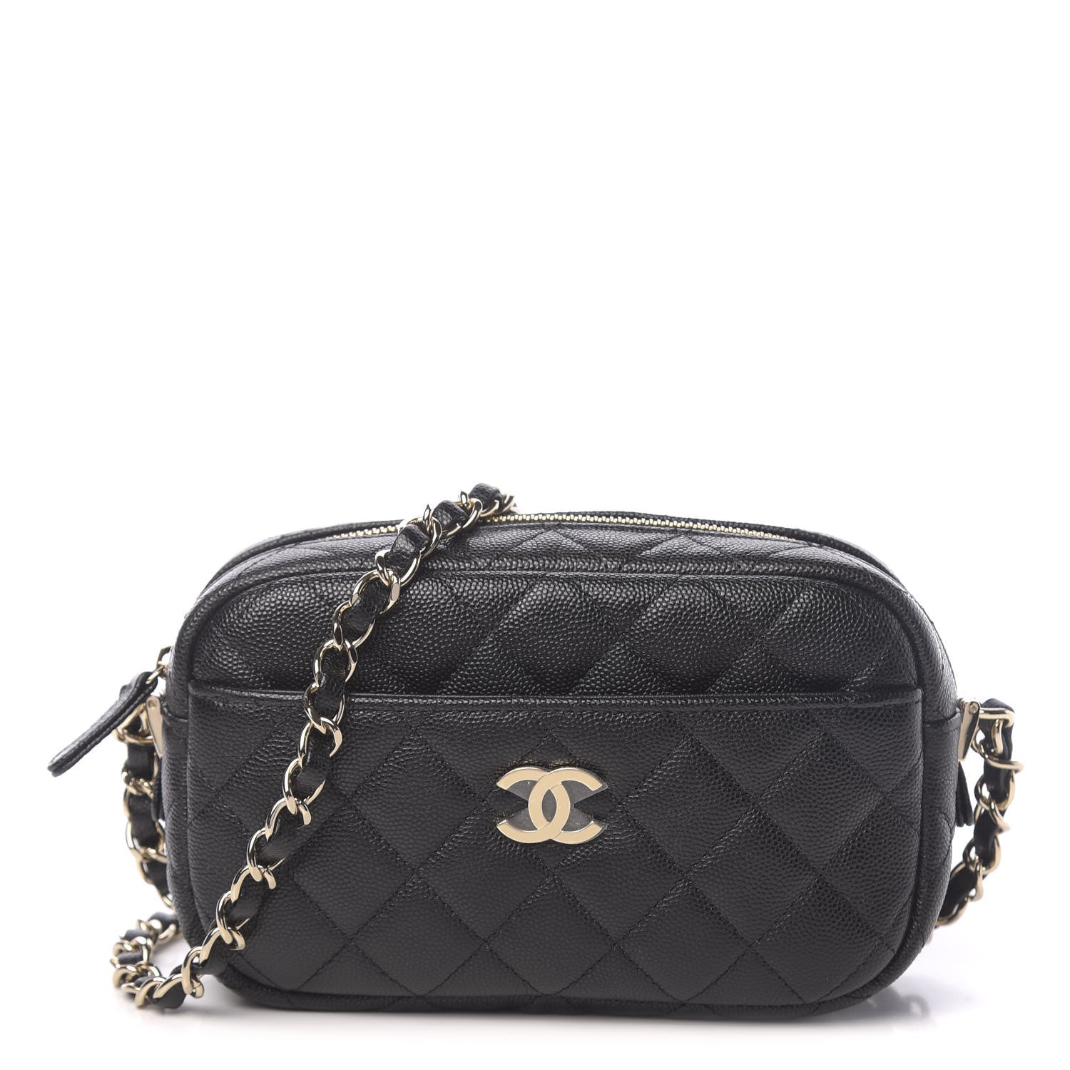 Chanel Caviar Quilted Camera Case Black 1 of 10