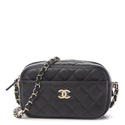 Chanel Caviar Quilted Camera Case Black 1 of 10