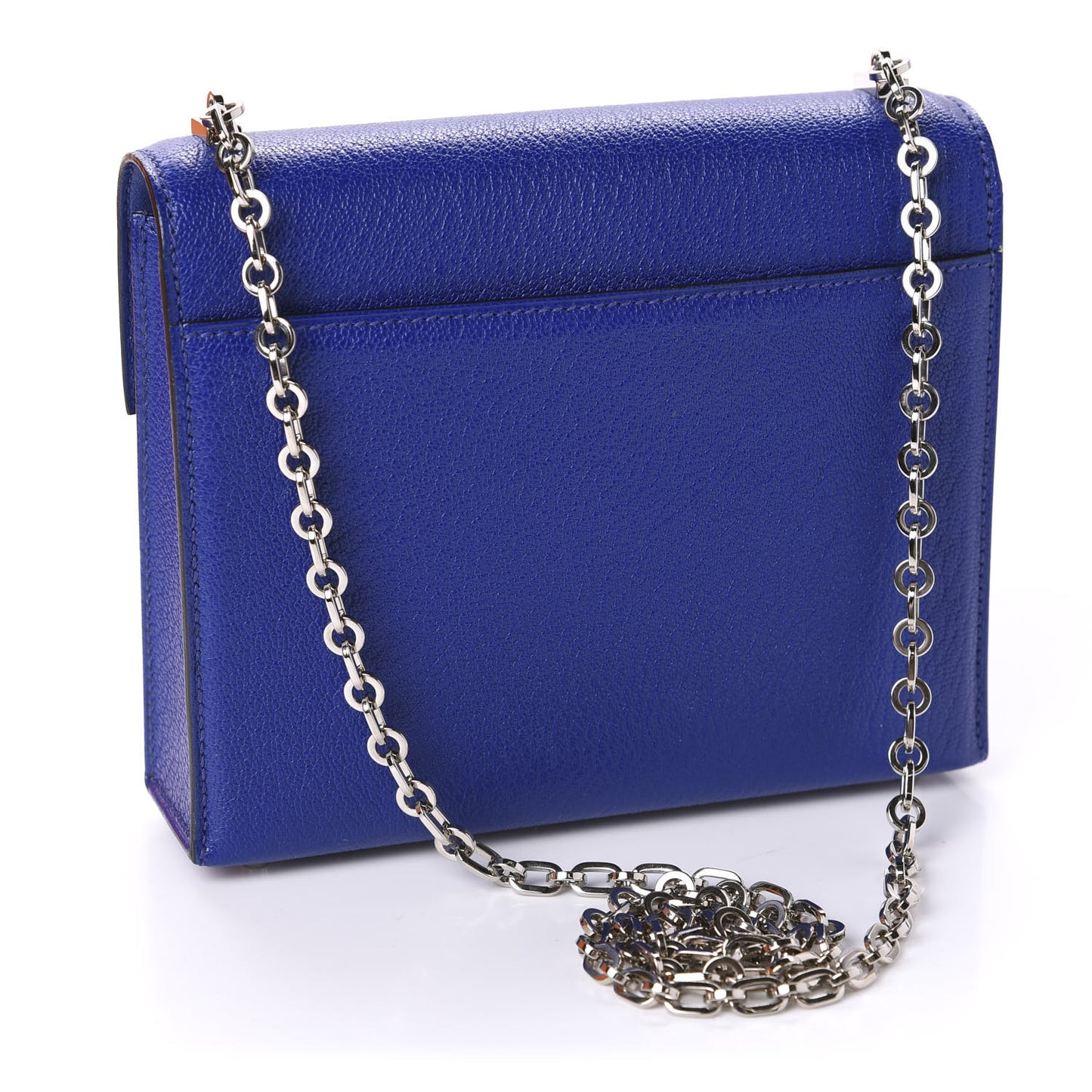 Chevre Chamkila Mini Verrou Chaine Bag Bleu Electrique