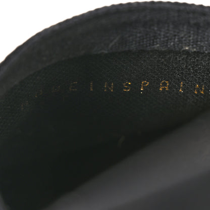 Saint Laurent Canvas Nappa Elba Light Logo Embroidered Espadrilles 38.5 Black 9 of 11