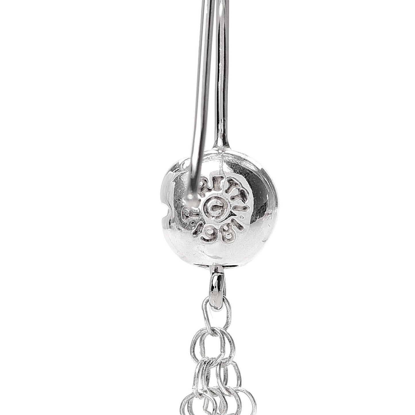 Sterling Silver Small Elsa Peretti Mesh Earrings
